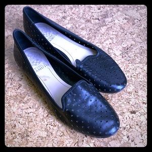 Vince Camuto Black leather loafers